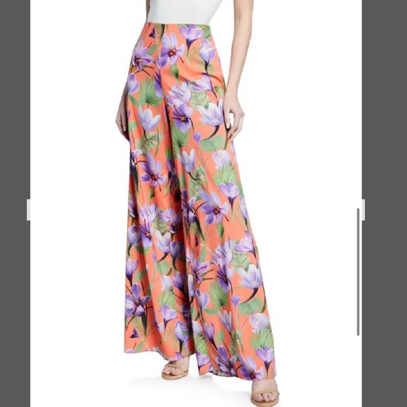 Alice + Olivia Athena Wide Leg Pant High Rise (SIZE 0) - Picture 3 of 10